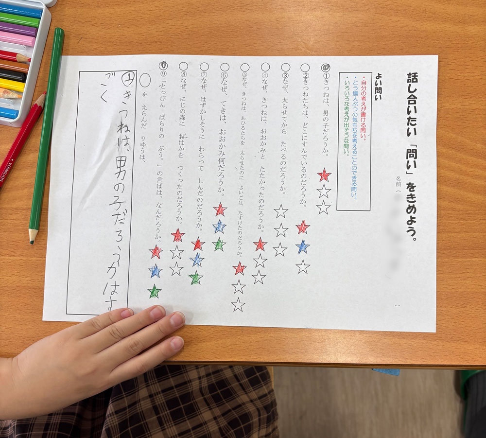 写真4 9個の問いが条件ABCをクリアしているかを分析する