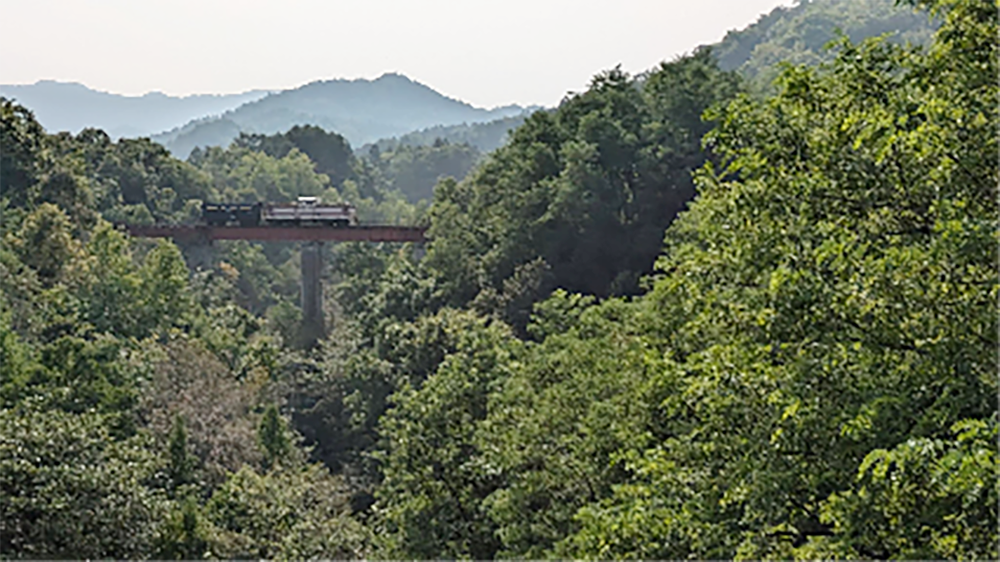 炭山川橋梁 筆者撮影