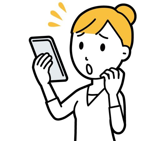 学校からの着信に緊張する母親