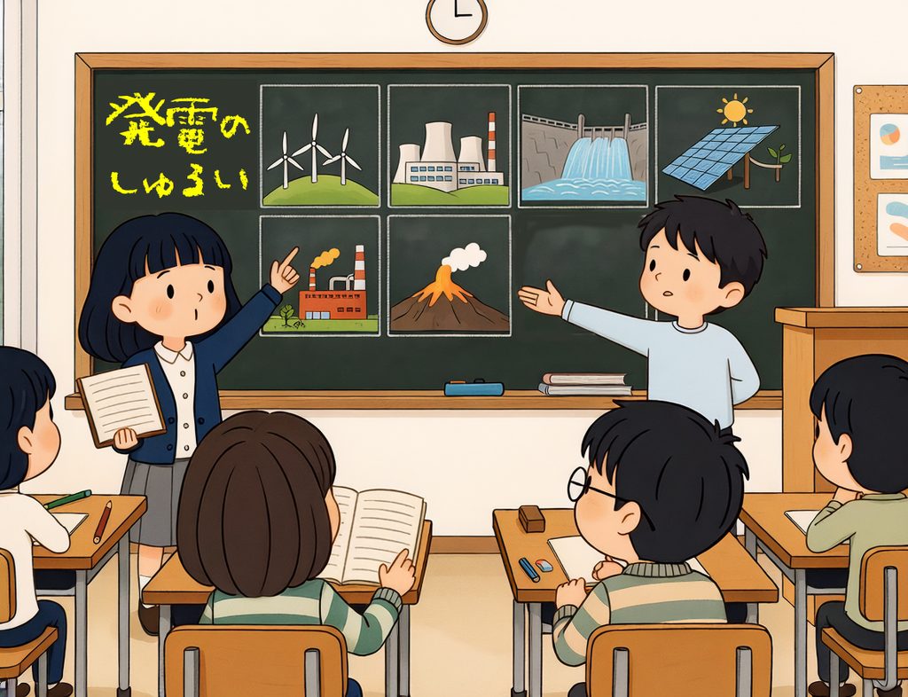 発電の種類を比較する
